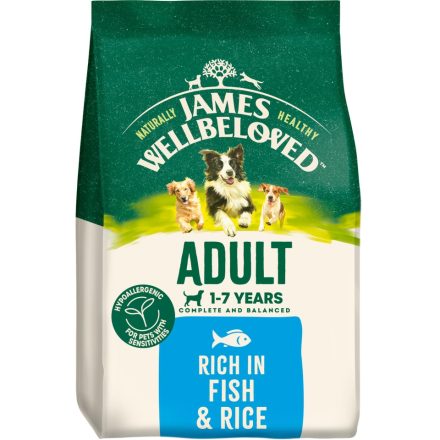 James Wellbeloved Grain Free Adult Dry Dog Food Rich in Fish & Veg Various Sizes