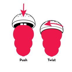 Alternative view of KONG Marathon 2-pk Chicken - Small