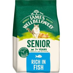 JAMES WELLBELOVED Senior Cat Rich in Fish - 1.5kg