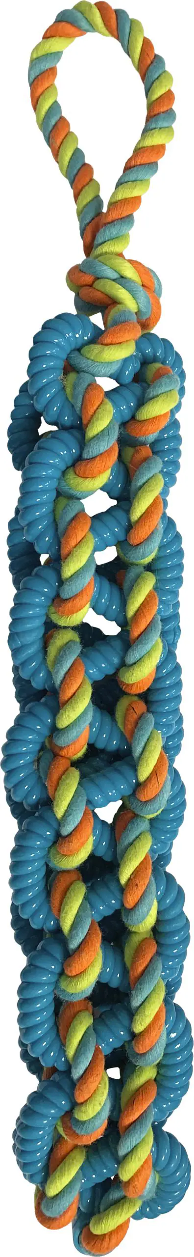 H&B EXTRA heavy block with woven TPR Dog Toy 64 x 7 x 6 cm