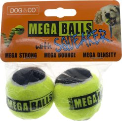 H&B 1.8" SQUEAKER balls Dog Toy (pack of 2)