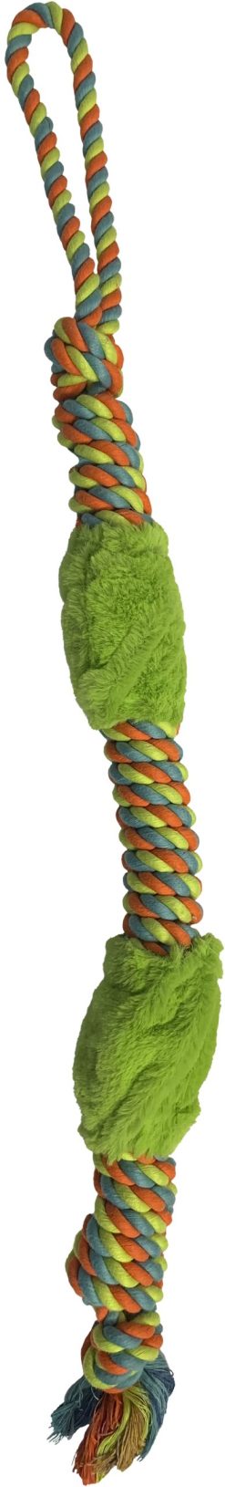Alternative view of H&B rope with FUR Dog Toy 76 x 7 x 4 cm (mixed)