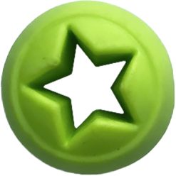 Alternative view of H&B "heart and star" balls Dog Toy (2 pcs)