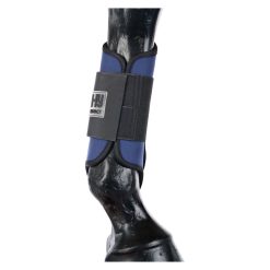 Hy Equestrian Brushing Boots - Navy - Small