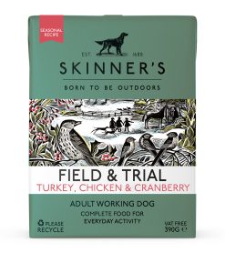 Skinners Field & Trail Turkey & Chicken & Cranberry Veg Outer 6 x 390g