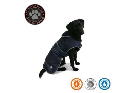 STORMGUARD DOG COAT NAVY XS