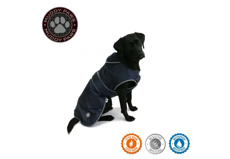 STORMGUARD DOG COAT NAVY S/M