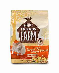 Supreme Tiny Friends Farm Reggie Rat & Mimi Mouse Tasty Mix 2.5kg