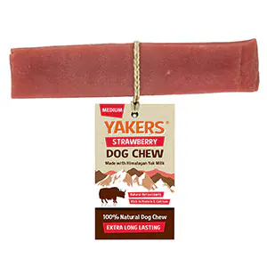 Yakers Dog Chew Strawberry XL