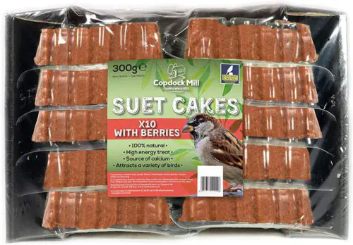 Copdock Mill Suet Cake Tray Berry 10pk