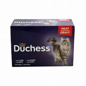 Duchess Cat Pouch Meat Selection in Gravy 12x100g