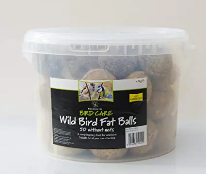 Copdock Mill Wild Bird Suet  fat Balls Without Nets (50 Balls)