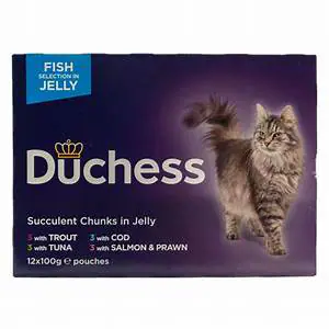 Duchess Pouch Fish Selection in Jelly 12x100g