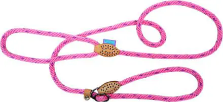 H&B 60" THIN Rope Slip Lead PINK