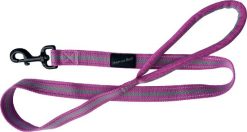 H&B sports reflective padded lead pink M/L 120cm