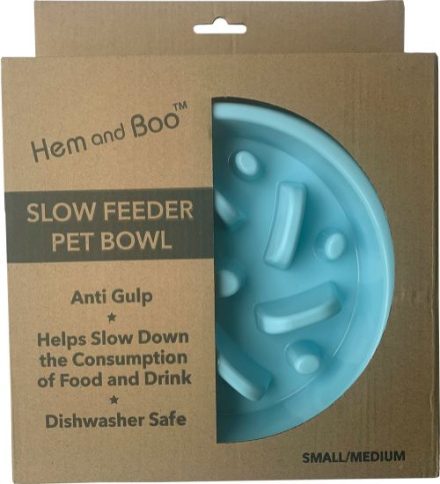 H&B non slip slow feeding bowl 18cm (mixed)