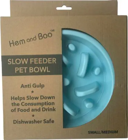 H&B non slip slow feeding bowl 18cm (mixed)