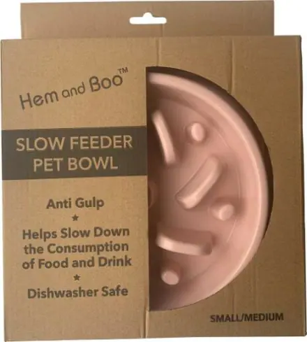 H&B non slip slow feeding bowl 26cm (mixed)