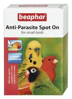 Anti Parasite Spot-On - Small (canary/budgie) 2 x 10ug pipettes