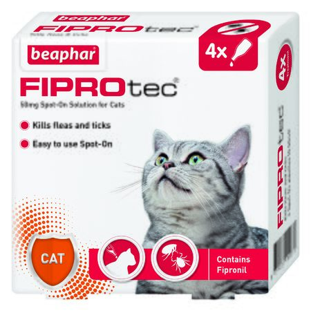 FIPROtec Spot On Cat  4 pipettes