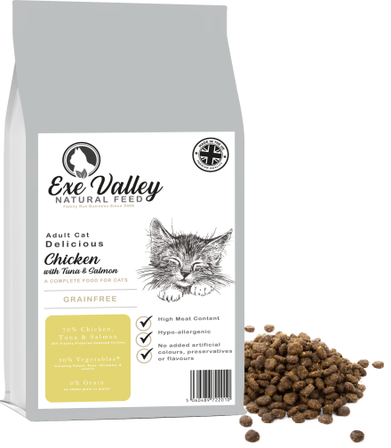 Exe Valley Cat Chicken with Tuna & Salmon 5kg