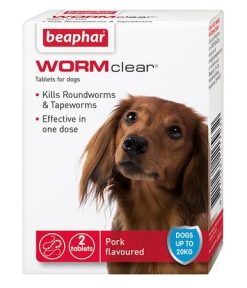 WORMclear Dogs to 20kg 2 tab