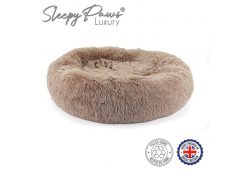 50cm Super Soft Plush Donut Bed Oatmeal