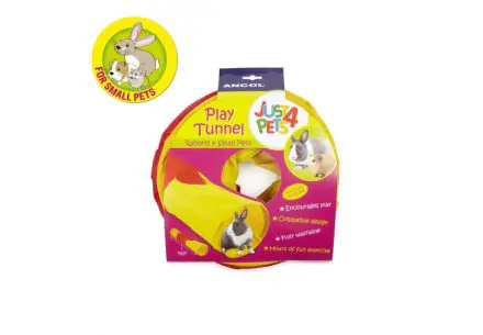 Small Animal J4P Rabbit Play Tunnel Toy