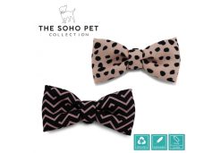 Dalmatian / Zigzag Patterned Bow Tie