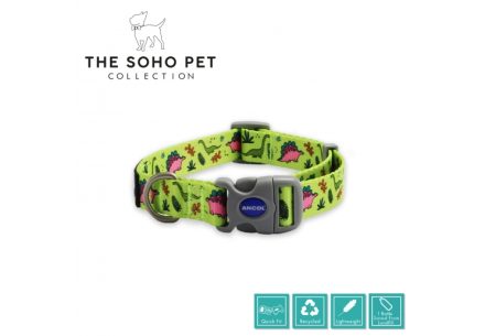 Dino Patterned Collar S