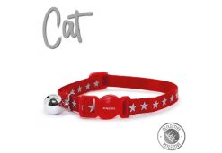 Reflective Red Star Cat Collar