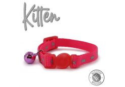 Hi-Vis Safety Kitten Collar Pink
