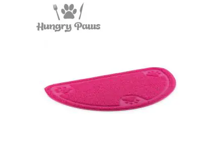 D-Shape Feeding Mat Pink