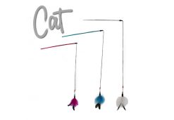 Feather Bell Cat Dangler Toy
