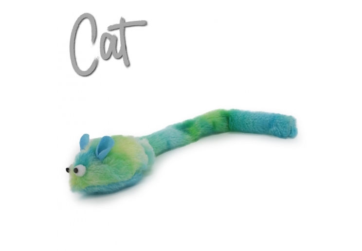Buy Green Fluffy Mouse Cat Toy Save with Heart Pet Supplies