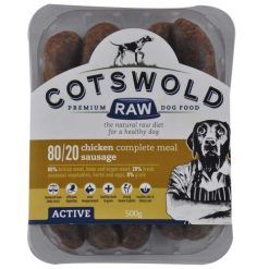 Cotswold 80/20 Adult Working Active Chicken Sausage 500g