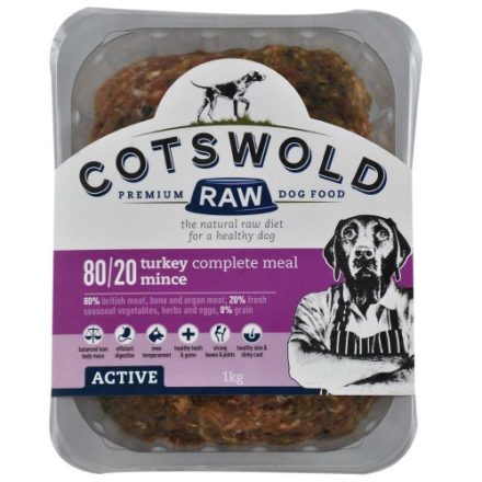 Cotswold 80/20 Adult Working Active Turkey Mince 1kg