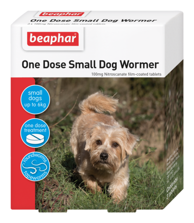 One Dose Wormer - Small Dogs 3 tab