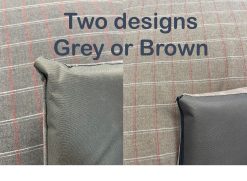 H&B Extra Thick Check Country Bed / Mat Approx 90 x 70cm (mixed colours)