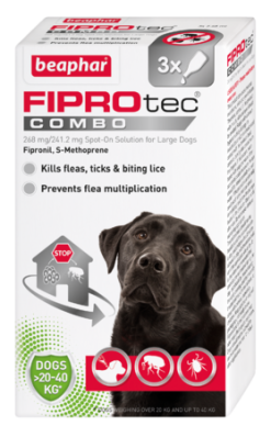 FIPROtec Combo Large Dog 3 pipette