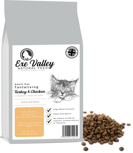 Exe Valley Cat Turkey & Chicken 300g