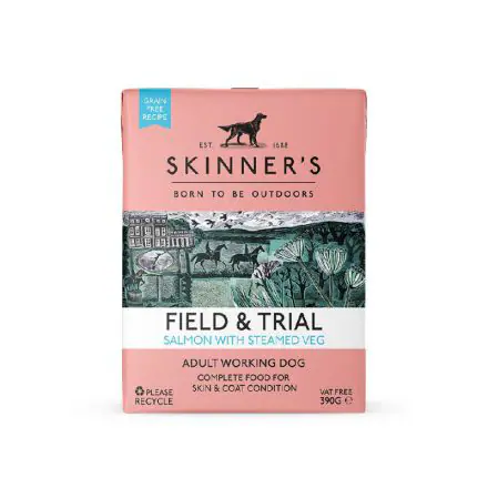 Skinners F&T Adult GF Salmon 390g