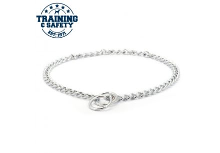 Medium Check Chain Collar 40cm Size 3