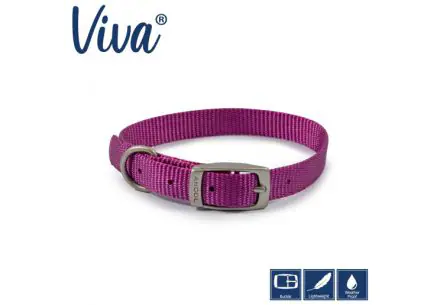 Viva Collar Purple 39-48cm Size 5