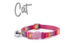 Pink Rainbow Cat Collar
