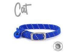 Softweave Refl Elastic Cat Collar Blue