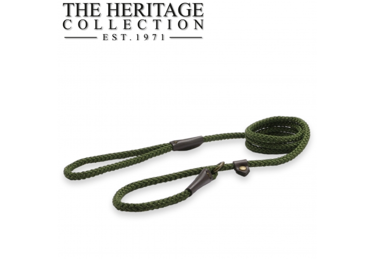 Heritage Rope Slip Lead Green 1.5mx8mm