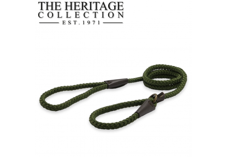 Heritage Rope Slip Lead Green 1.2mx12mm
