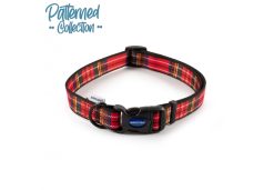 Tartan Collar Red 45-70cm Size 5-9