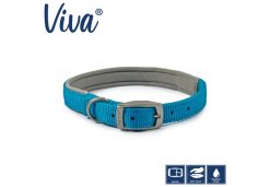 Padded Viva Collar Blue 39-48cm Size 5